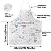JNIAP Math Teacher Apron With Pockets Mathematics Room Apron Math