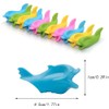 LATRAT 12 Pieces Writing Aid Grip, Posture Correction Dolphin Style