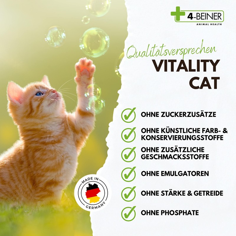 4-BEINER Vitality CAT Comparison Winner, 11 Vitamins for Cats Plus