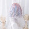 Eileen Short Pink x Blue Wig, Harajuku Style, GAL Type,