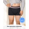 Carer 3 Pack Men's Incontinence Boxer Brief Washable Light &