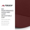 Pacific Headwear Standard M2 Performance Hook-and-Loop Adjustable Cap, Maroon