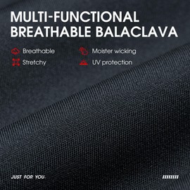 LONGLONG 1/2/3 Pack Balaclava Ski Mask Winter Full Face Mask Men Women, Shiesty Mask Sun Protector for Motorcycle Snowboard