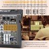 TKLBLS Audio Mixer, 4 Channel Sound Board Mixing Console with