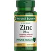 Nature’s Bounty Zinc 50mg | Immune System, Skin, & Antioxidant Health Support | Contributes to DNA Formation | Vegetarian, Non-GMO, Gluten Free | 100 Caplets, 1 Serving Per Day for Daily Health