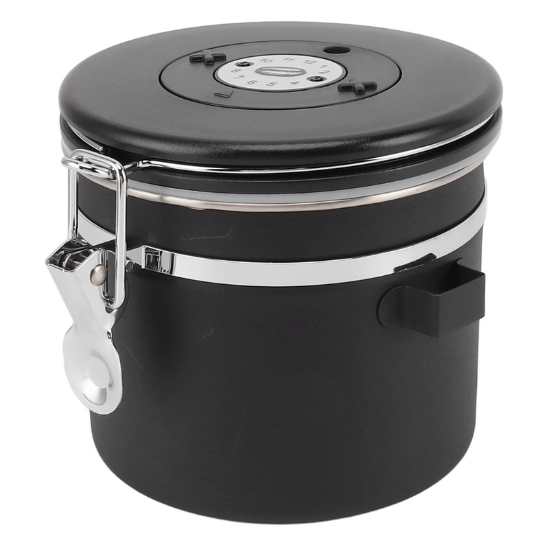 Airtight Coffee Canister 1.2L 304 Stainless Steel Coffee Bean Storage