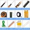 AUTODECO 82Pcs Car Roadside Emergency Kit with Jumper Cable -