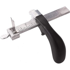 Professional Leather Band Cutter, Draw Gauge, Leather Band Cutter, Belt Cutter, Leather Tool with 3 Blades, Leather Cutter, DIY Leather Craft