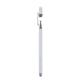 Kutsuwa MT021WH Touch Pen, Miragaku, Twin Stylus Plus, White