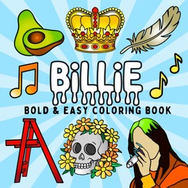 Billie: Bold and Easy Coloring Book for Adults and Teens, Bold and Easy Designs for Relaxation Featuring Cute illustrations (Bold & Easy Coloring)