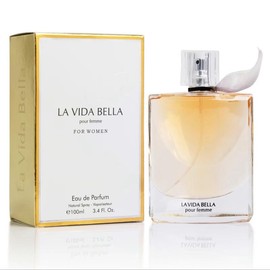 La Vida Bella Perfume For Women 3.4oz 100mL Long Lasting Floral Sweet Eau De Parfum Spray with Iris Vanilla & Spun Sugar Includes 5ML Travel Size Bottle
