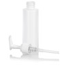 JUVITUS 4 oz White Plastic HDPE Refillable Cylinder Squeeze Bottle