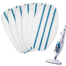 MXZONE Steam Mop Pads for PurSteam ThermaPro 10-in-1 and ThermaPro 211 Steam Mop Cleaner, Pur steam Mop Replacement Pads Microfiber Reusable Steam Mop Pads for Steamer Floor Cleaning, 6 Pack