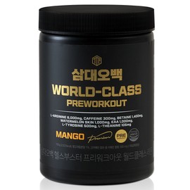 Samdae 5 Baek Health Booster Free Workout World Class Powder Mango, 700g, 1 piece / 삼대오백 헬스부스터 프리워크아웃 월드클래스 분말 망고, 700g, 1개