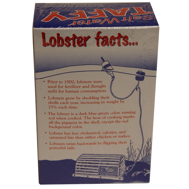 Maine Salt Water Lobster Taffy - 4oz Assorted Flavors (Cherry,