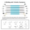 IKOPFLN 6 in 1 Blue Double-Sided Solder Assist Disassembly Tool,