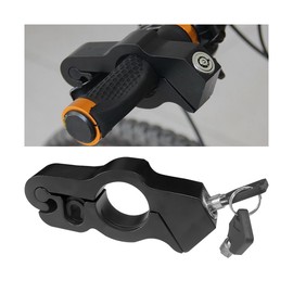 XINLIYA Motorcycle Handlebar Lock, Aluminum Anti Theft Heavy Duty Scooter Throttle Grip Front Brake & Clutch Locking, Motorbike Exterior Accessories, Universal for Dirt Bike, Moped, ATV