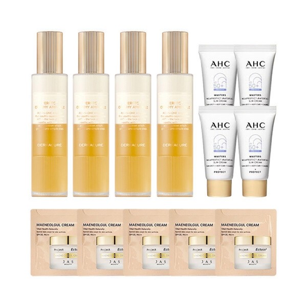 Dermacure Perfect Creamy Ampoule 120ml x4 + AHC Waterfull Sunscreen