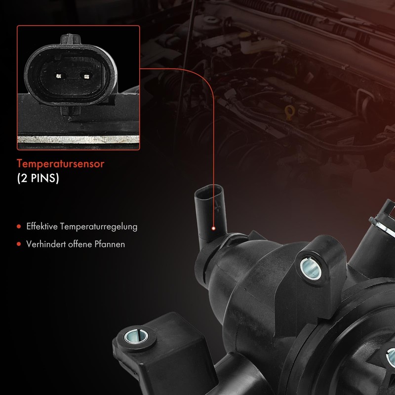 Frankberg A6512000615 Thermostat Coolant Coolant Regulator Coolant Water Controller Engine