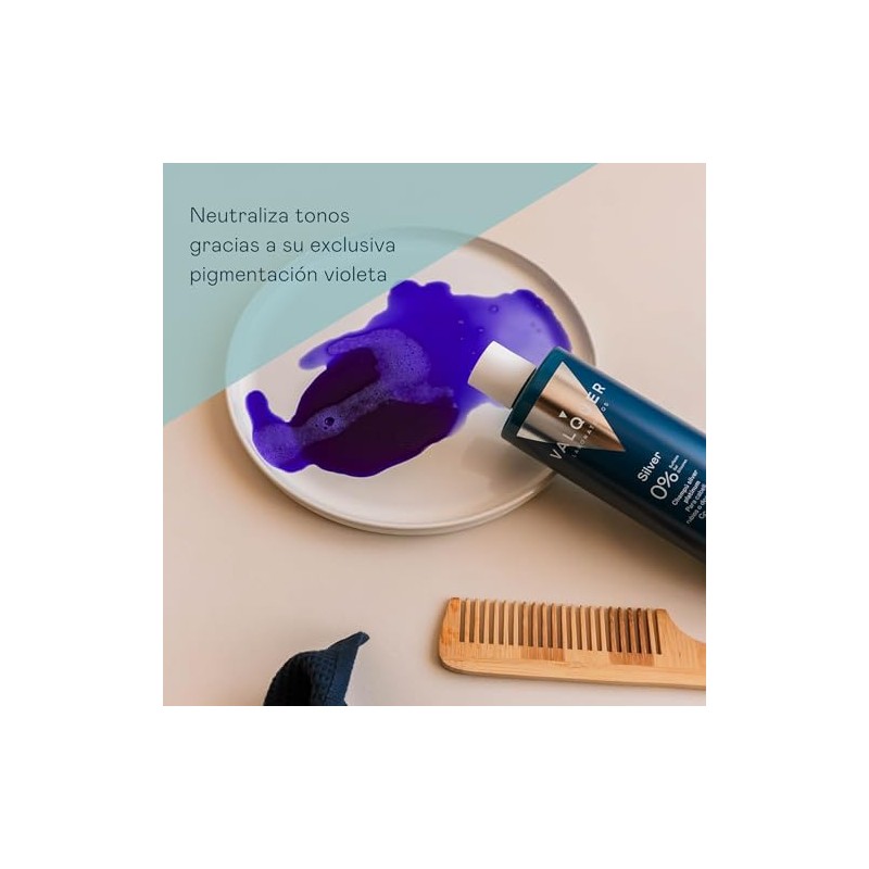 Valquer Professional Silver Zero Platinum Shampoo. Without sulfates, salt or