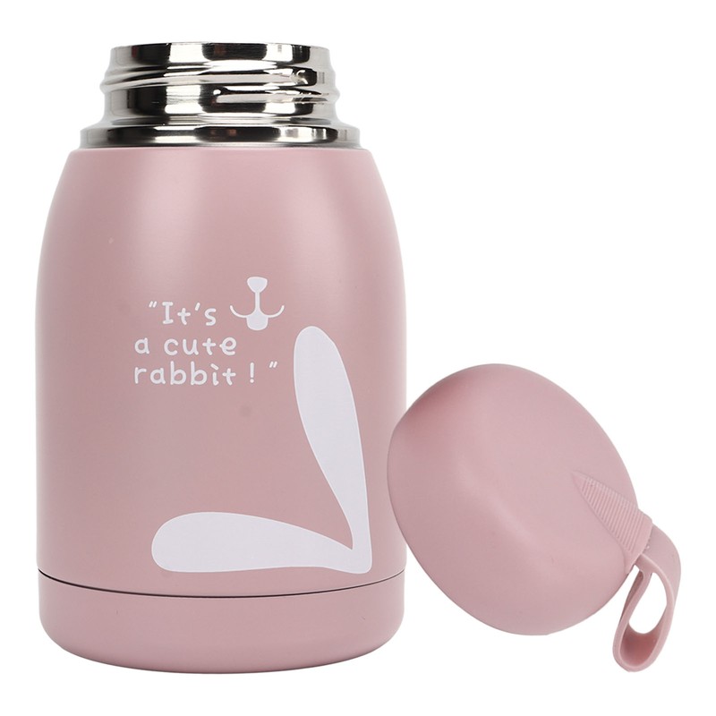 Children's Insulation Cup 12oz Double Wall Portable Rabbit Pattern Insulated