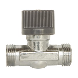 SOMATHERM FOR YOU - L28-60 - Stop direct toilet valve - chrome-plated brass - handle 1/4 - male/male 12/17