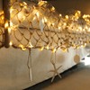 MIYA LIFE Seashell Garland Ocean Light for Beach Decor 7.2FT