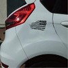 Tattered American Flag Distressed Vinyl Decal Sticker Ripped Torn USA