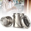 Brush Washing Bucket Stainless Steel Material Easy Carry Painting Supply