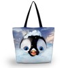 AOKSUNOVA Shopping Bag Foldable Large Shopper Bag Fabric Bag Printed