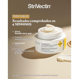 StriVectin Tighten Lift Advanced Neck crema de tratamiento intensivo PLUS Alpha-3 Peptides Neck Décolleté, Reafirmante para Cuello y Escote, Antienvej