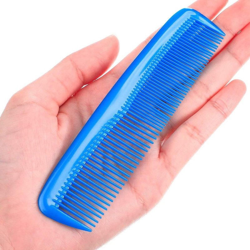 DAZISEN 4 Pieces Hair Combs - Plastic Pocket Combs Fine