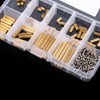 M2 Standoff, Female Brass Cylindrical Thread Standoff with Stainless Steel