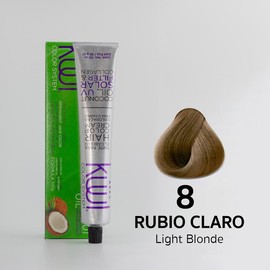 Kuul System Hair Color Cream  Kuul Tintes en crema 94 Tonos 94 Shades FUNNY COLORS Hair Dye Haircare Oil Neon Nourishing  3 oz.:_8- Rubio Claro /Light Blonde
