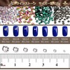 SREGIT Rhinestone Nail Accessories, Sparkling, Glass Nail Decoration Accessories, Large