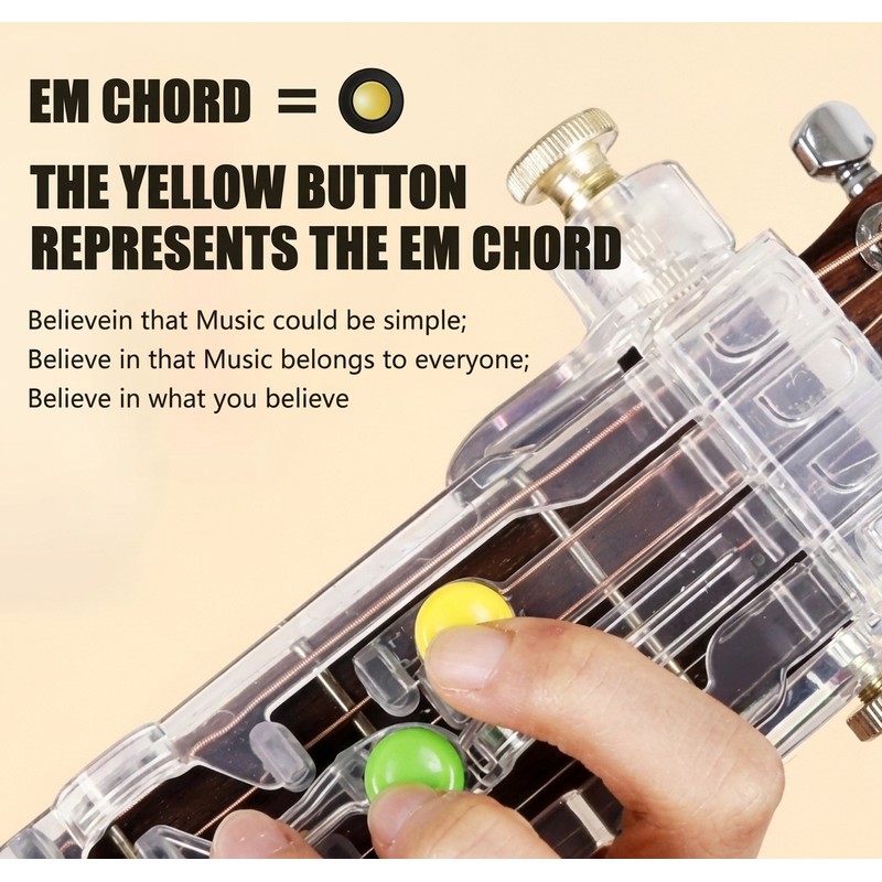 Easy Guitar Learning Practice Tool for Adults & Kids