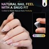 CyyaPeaap Medium Almond Nail Tips, 240Pcs Double-Sided Matte Press-On Nails,