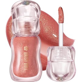 DAISY DOLL by MARY QUANT Jewelry Syrup Gloss 03 Twilight Peach – Shimmer Lip Gloss with Shine & Moisturizing Finish