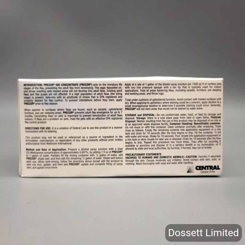 Zoecon [1 oz] Precor IGR - Flea Egg Killer -