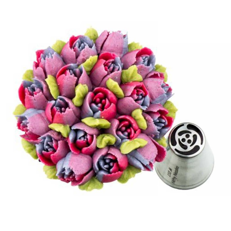 Nifty Nozzles Mini Russian 13 pc Piping Tip Set, Sugar
