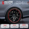 RIMiQ PROTECTiQ Universal Rim Protector Red 1/4" Trim Fits Up