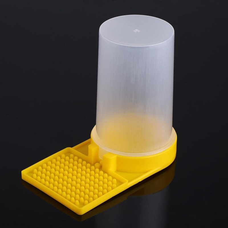 TOPINCN Plastic Bee Feeder Beekeeping Accessories Tools Beehive Drinking Bowl