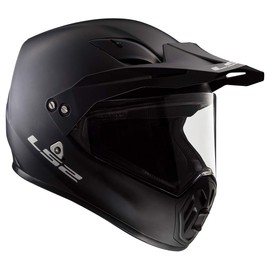 LS2 Helmets Street Fighter Helmet (Matte Black - X-Large)