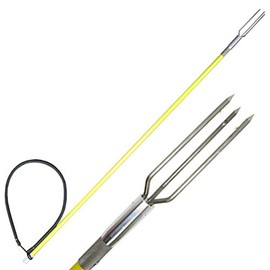 Scuba Choice 4.5' One Piece Spearfishing Fiber Glass Pole Spear with Lionfish Barb Tip