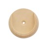 Btibpse Round Closet Rod Flange Wood Closet Pole Socket End