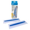 Ateco 3 pc / 6 Design Set Icing Comb, 9"
