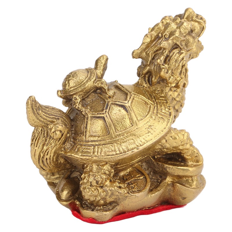 Feng Shui Decoration Dragon Tortoise Feng Shui Copper Casting Craft