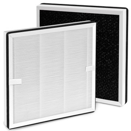 Europa Air Filter Compatible with Afloia Europa Air Purifiers, 3-in-1 True H13 Replacement Filter, Activated Carbon for Hair,Dander,Odor,Dust,Smoke and Pollen, 2 Pack