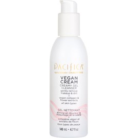 Pacifica Pacifica Vegan Collagen Cream Gel Facial Cleanser - Daily Foaming Face Wash & Makeup Remover, Hydrating Anti-Aging Face Wash for Dry & Sensitive Skin, 4.7oz