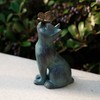 iHeartCats Cat Memorial Figurine with Butterfly - Cat Statue Pet